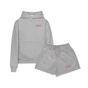 Phi Mu Fave Fit Hoodie & Shorts Set