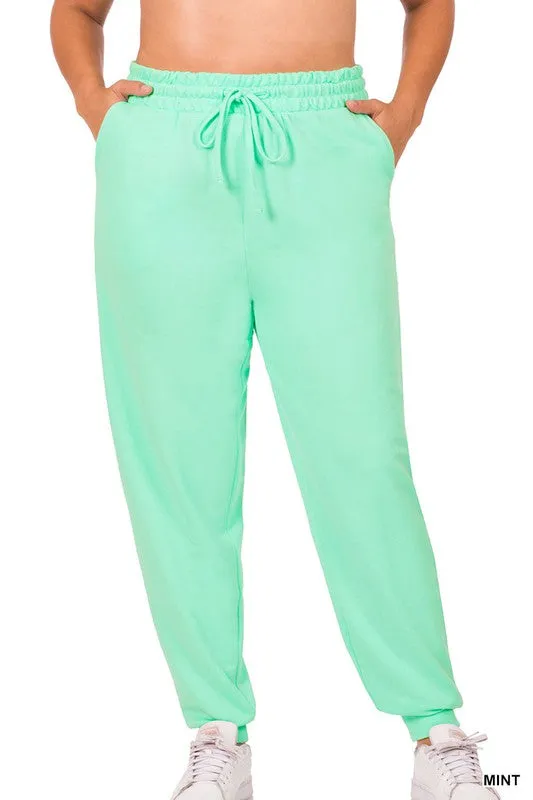 Plus French Terry Jogger Pants