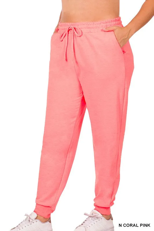Plus French Terry Jogger Pants