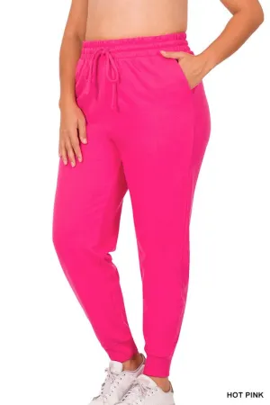 Plus French Terry Jogger Pants