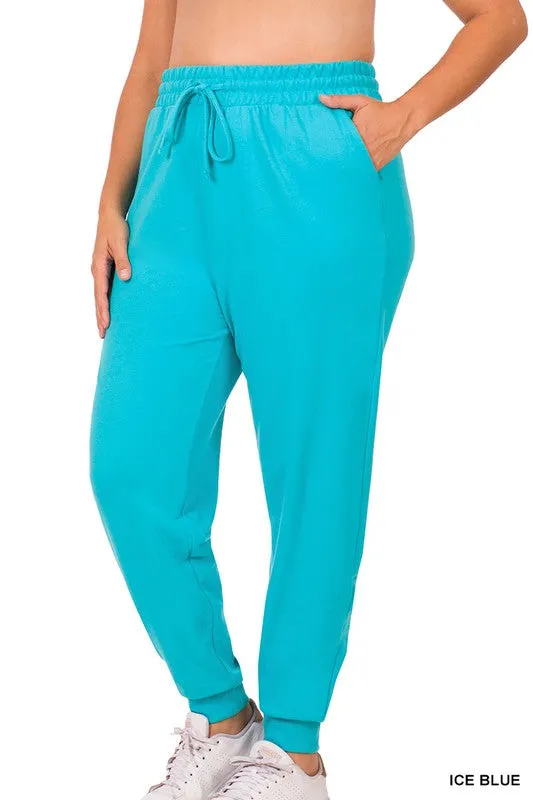 Plus French Terry Jogger Pants