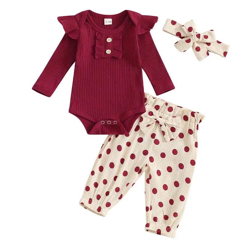 Polka Dot Fall Set