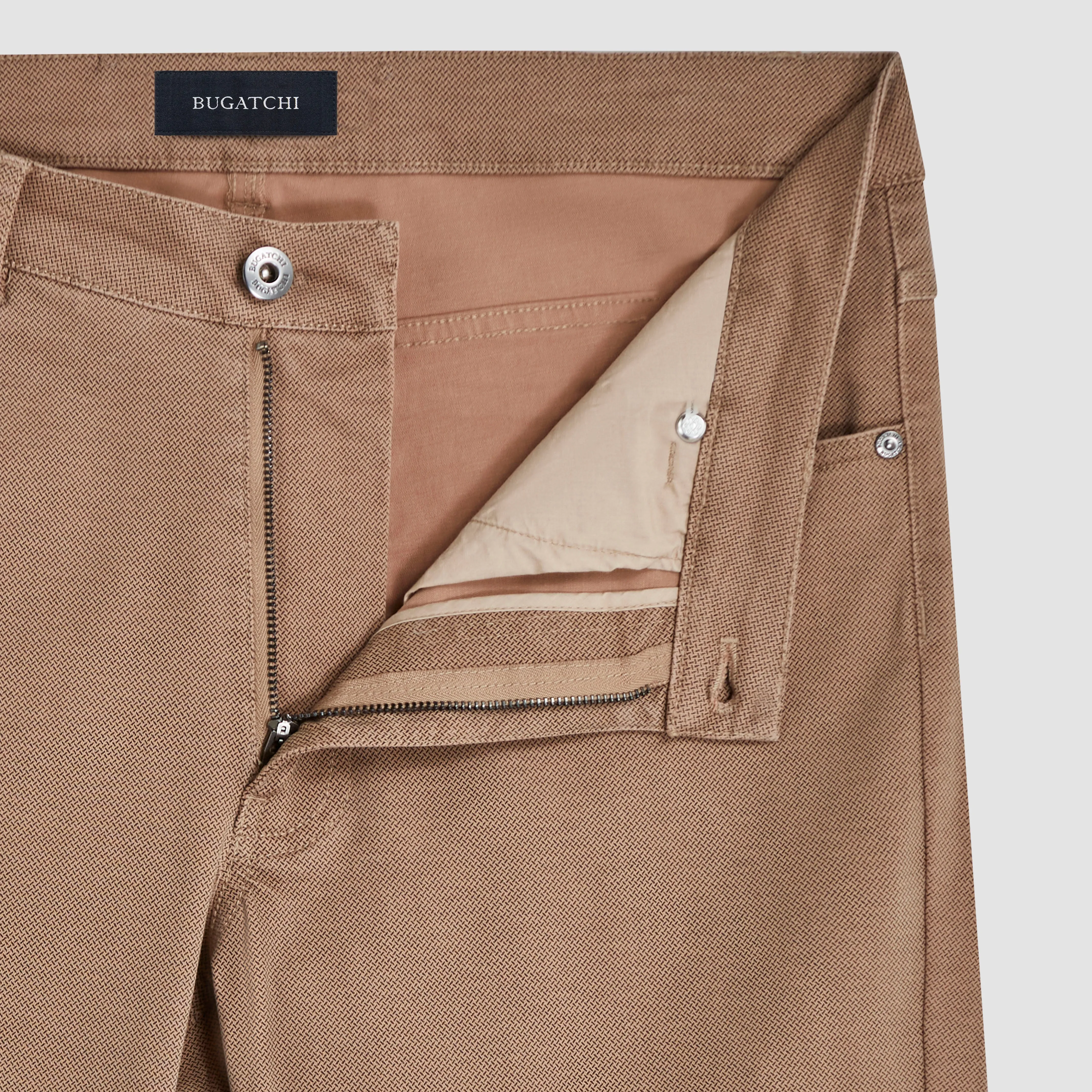 Preston Crosshatch Printed Five Pocket Pants