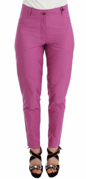Purple Chinos Casual Dress Pants Khakis