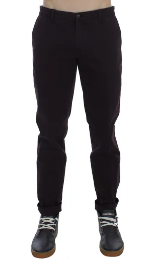 Purple Denim Casual Jeans