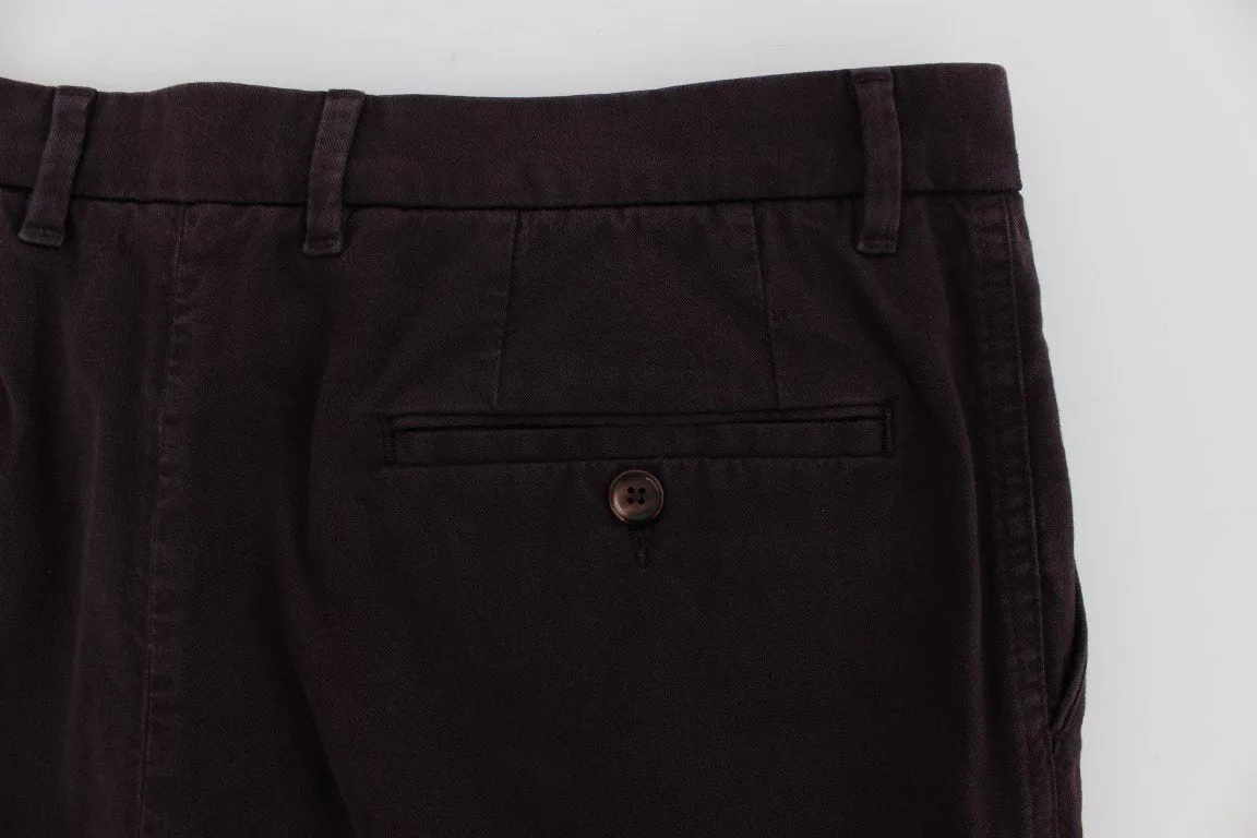 Purple Denim Casual Jeans