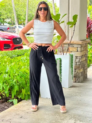 "Angie" Pleaded High Waisted Pants