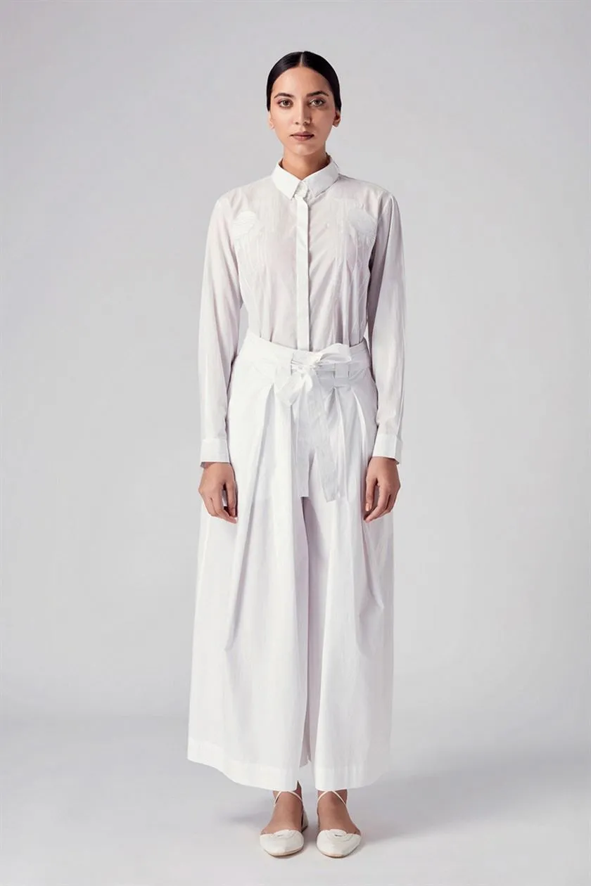 Rajesh Pratap Singh   I   Rajosi Kimono Pants  White  2FL-111  Women classic collection