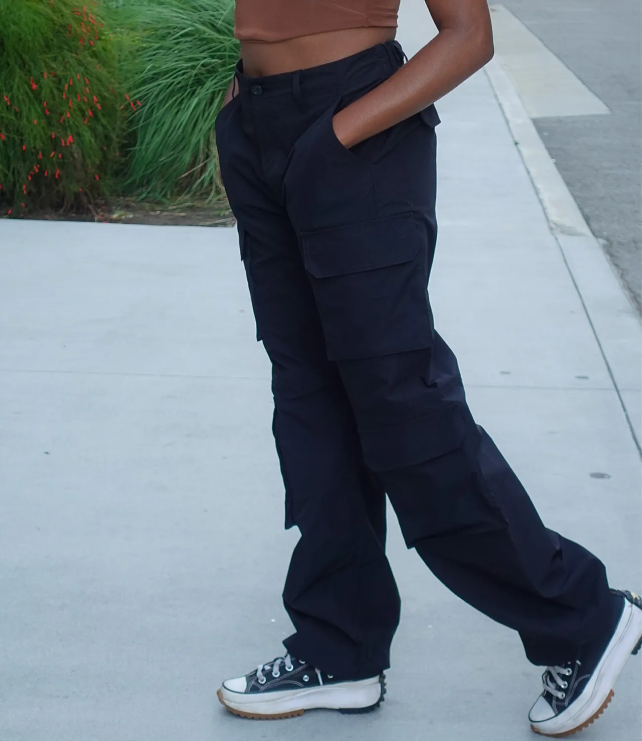 Ready To Roll Cargo Pants(Black)