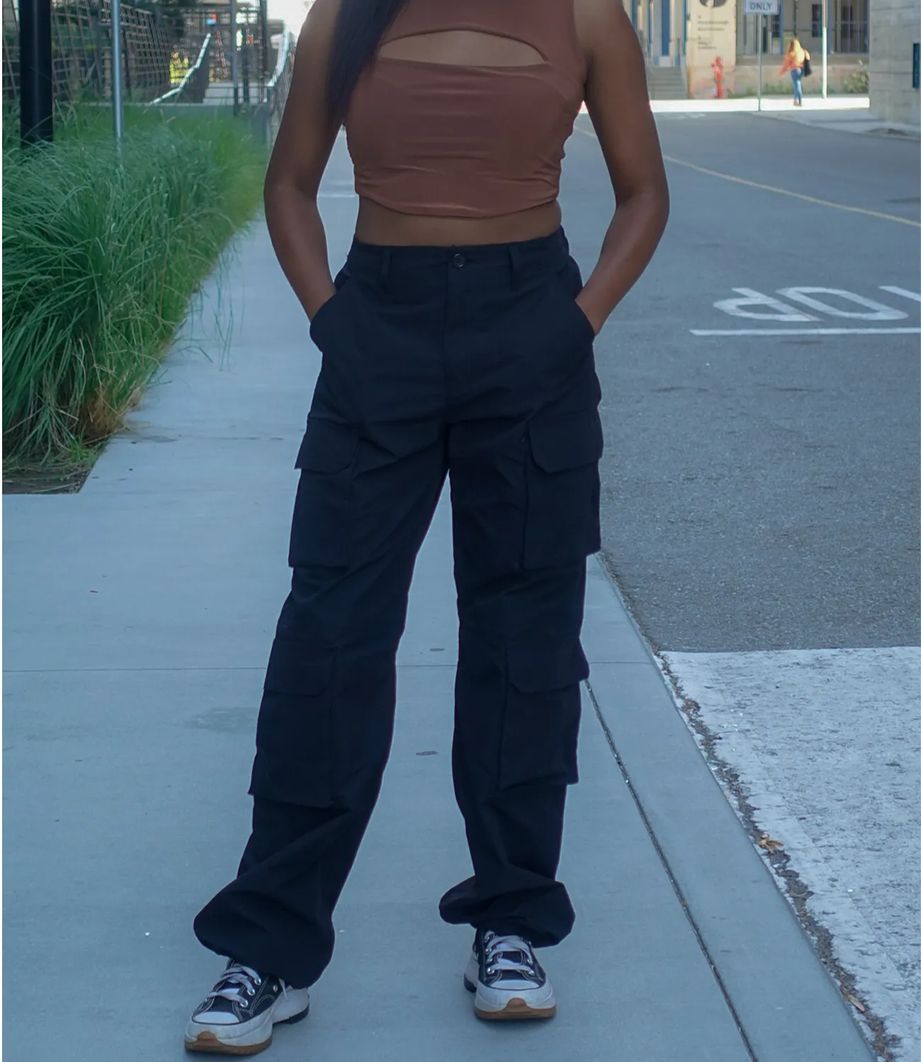 Ready To Roll Cargo Pants(Black)