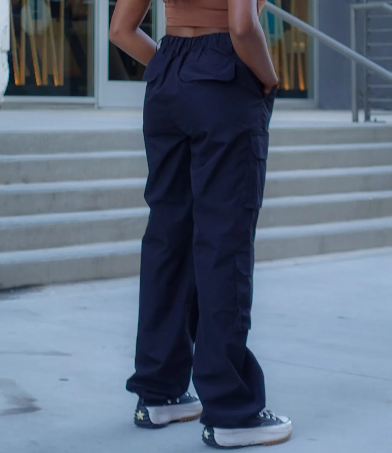 Ready To Roll Cargo Pants(Black)
