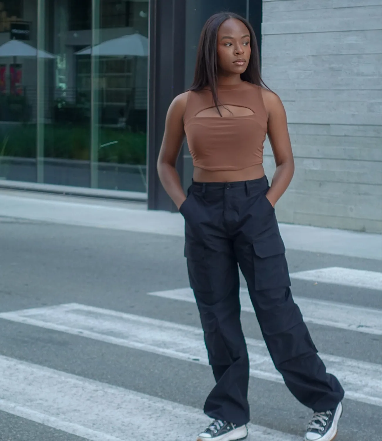 Ready To Roll Cargo Pants(Black)