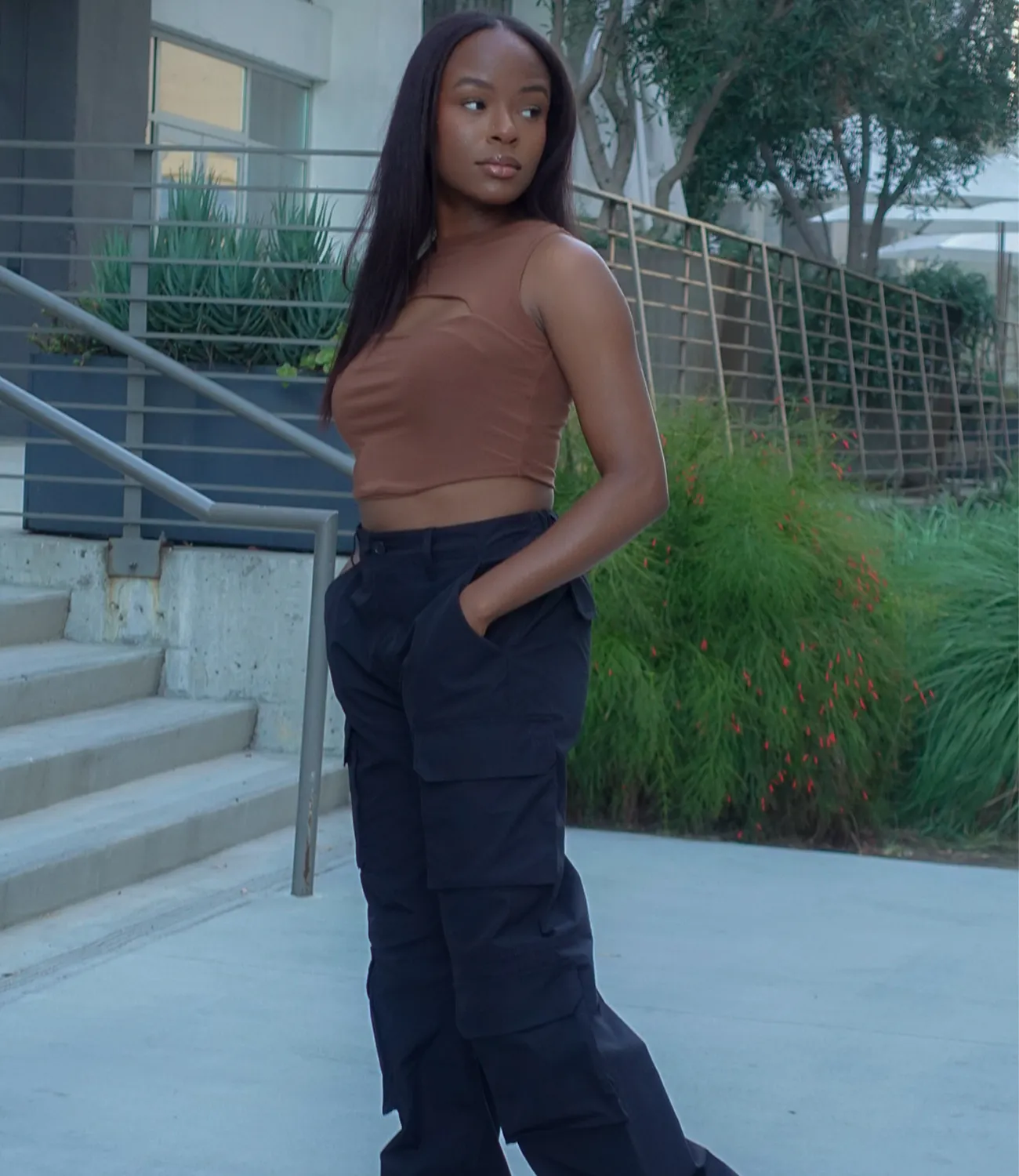 Ready To Roll Cargo Pants(Black)