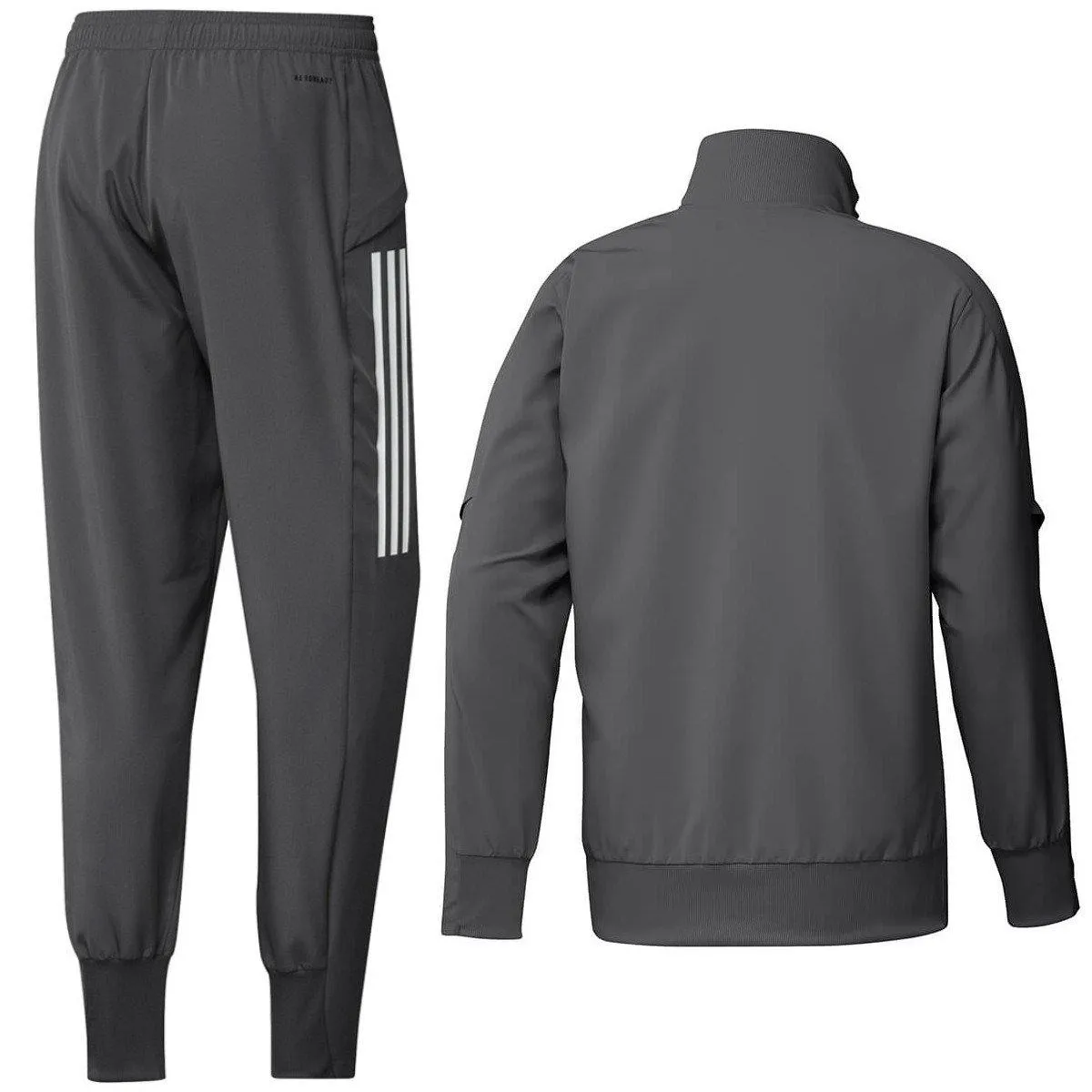 Real Madrid grey presentation soccer tracksuit 2020/21 - Adidas