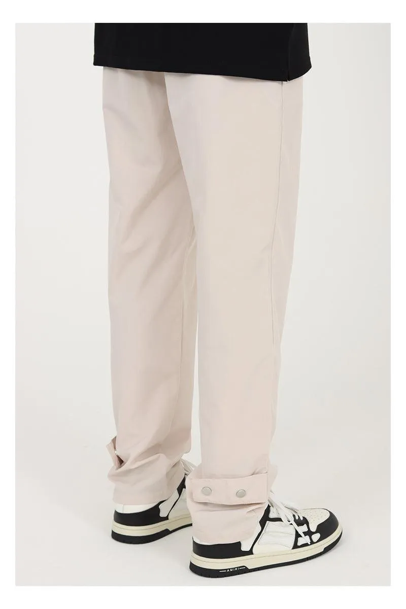 Rear Side Buttons Sports Pants
