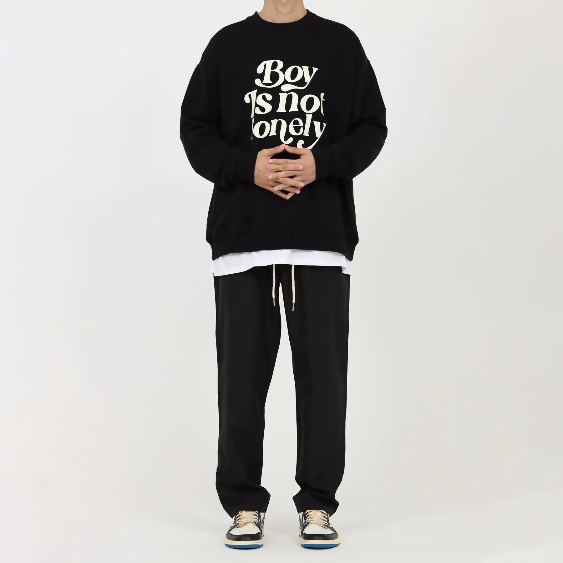 Rear Side Buttons Sports Pants