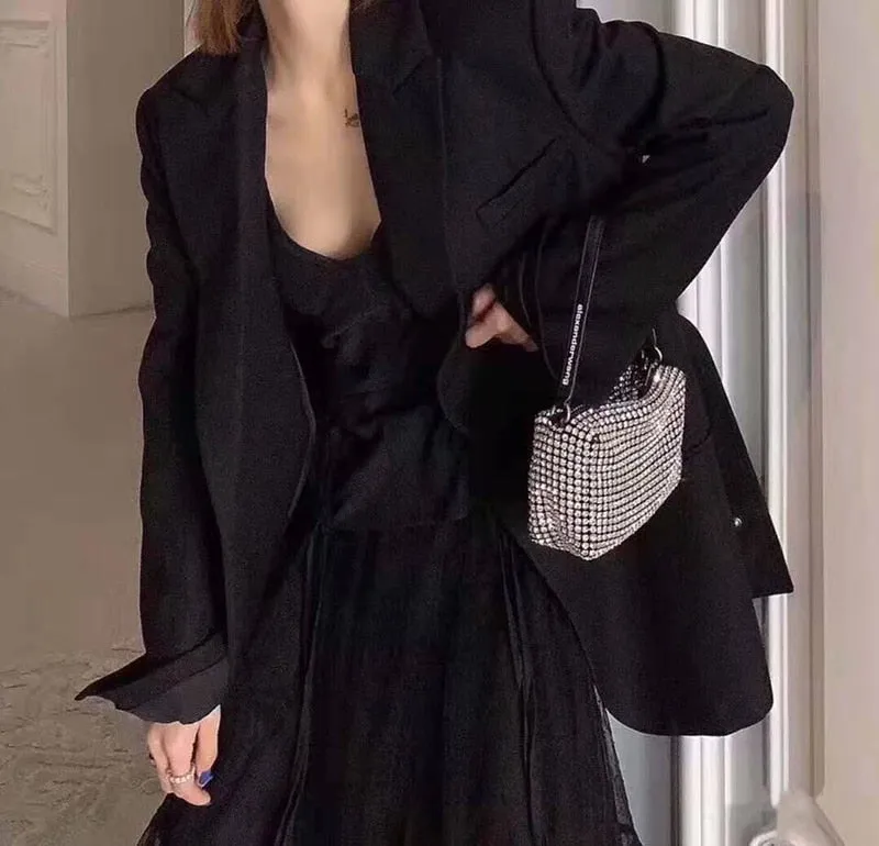 Rhinestone Biling Flashing Diamond Bag