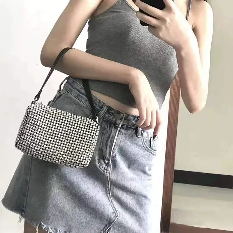 Rhinestone Biling Flashing Diamond Bag