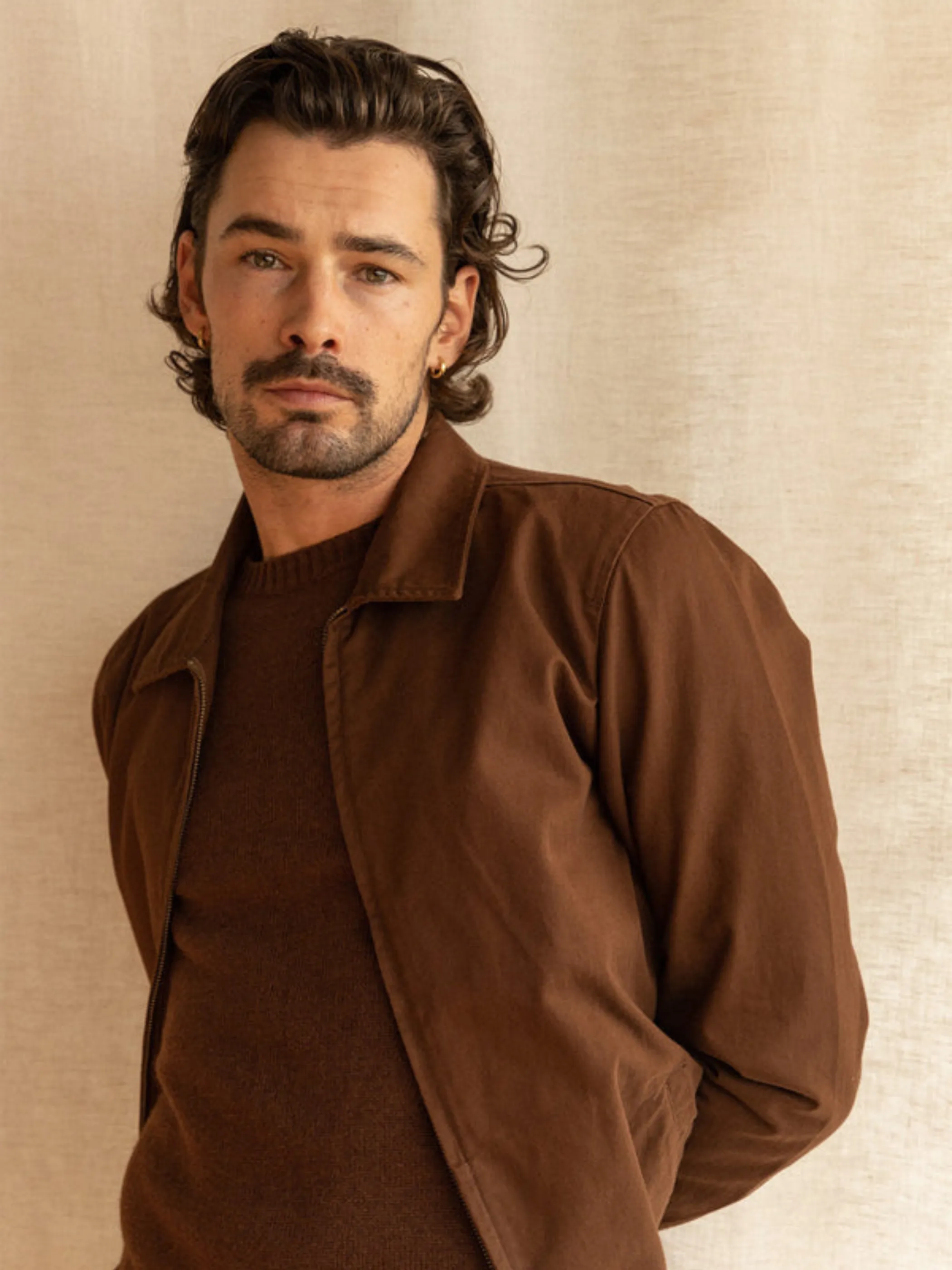Rhythm Classic Crew Knit - Chocolate