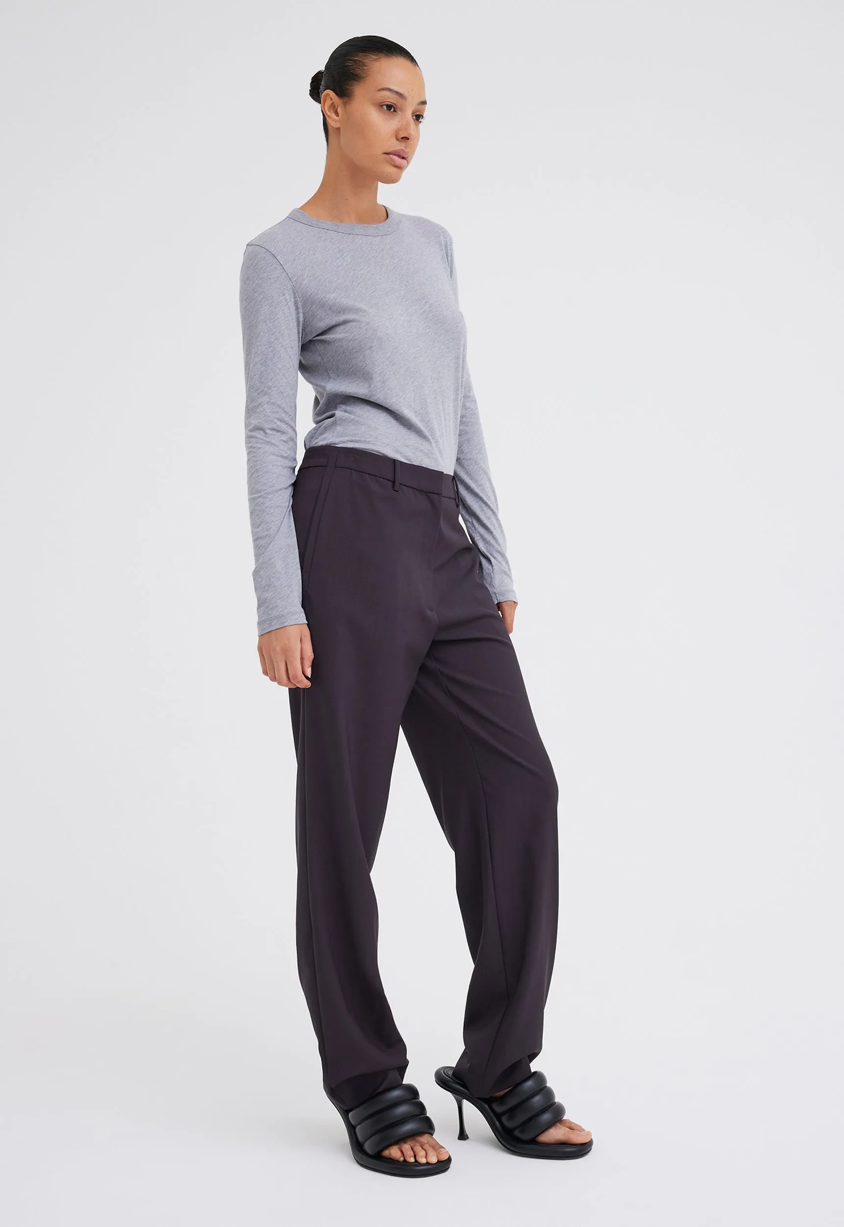 Riki Merino Wool Pant - Steelo Grey
