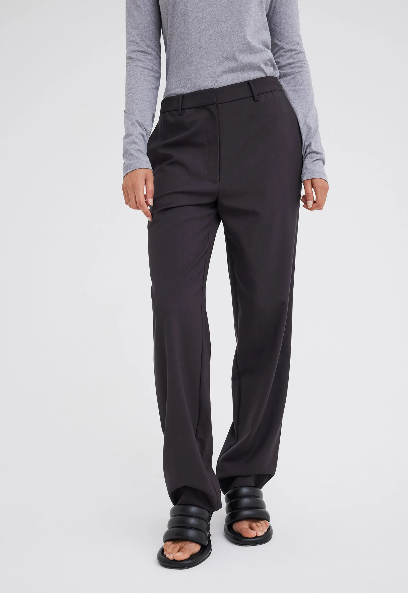 Riki Merino Wool Pant - Steelo Grey