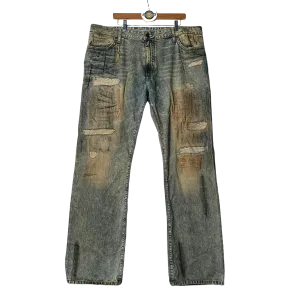 Robin's Jeans Long Flap Dirty Wash Jeans