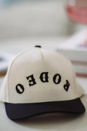 Rodeo Snapback Hap - Black and Cream