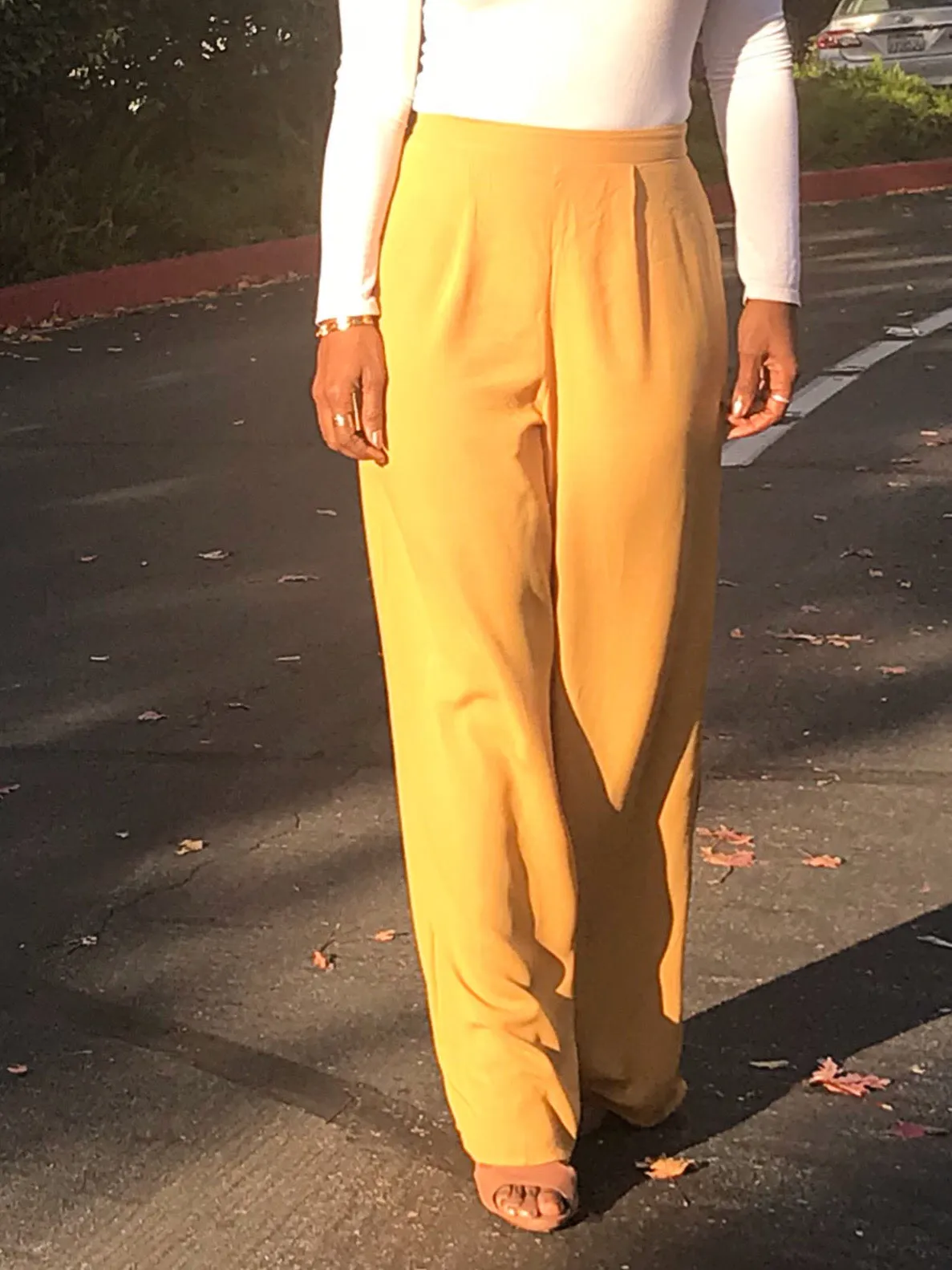 Roma Wide Leg Crepe Pants