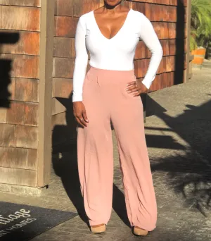 Roma Wide Leg Crepe Pants