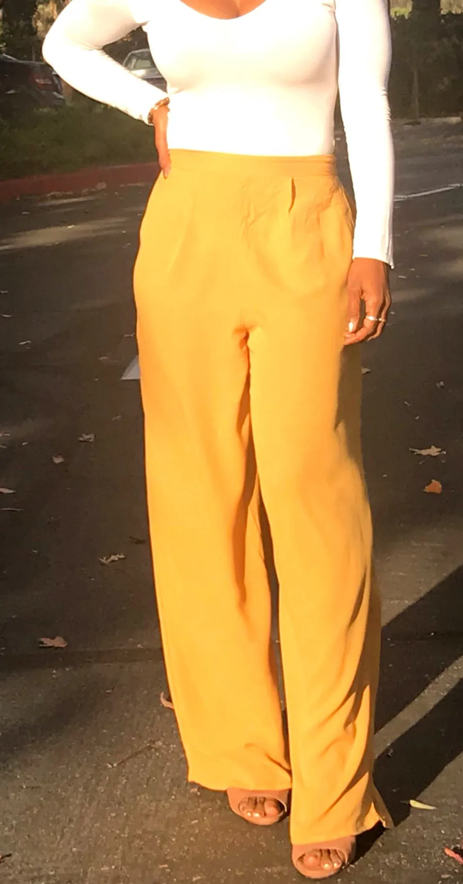 Roma Wide Leg Crepe Pants