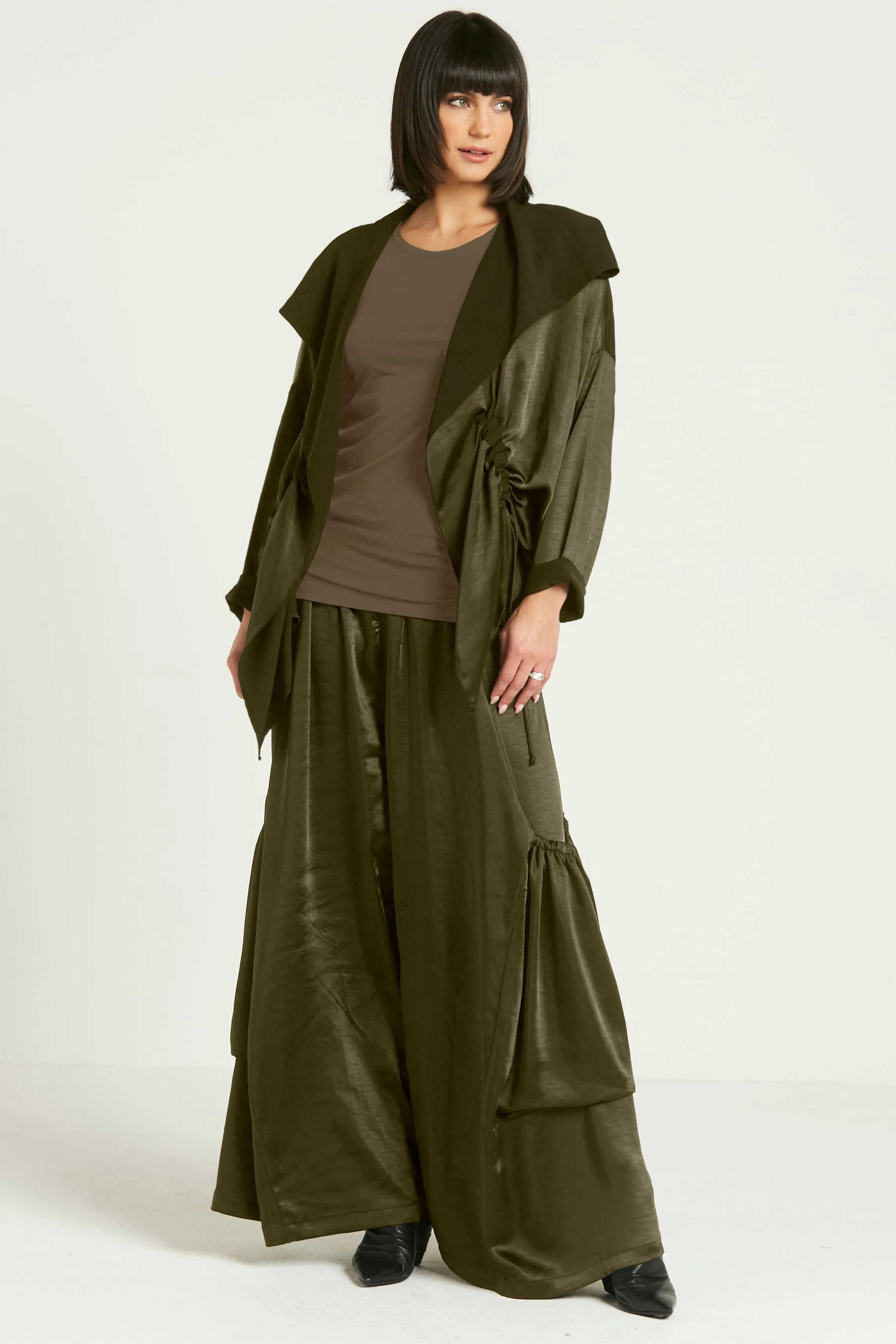 Sateen Drawstring Jacket