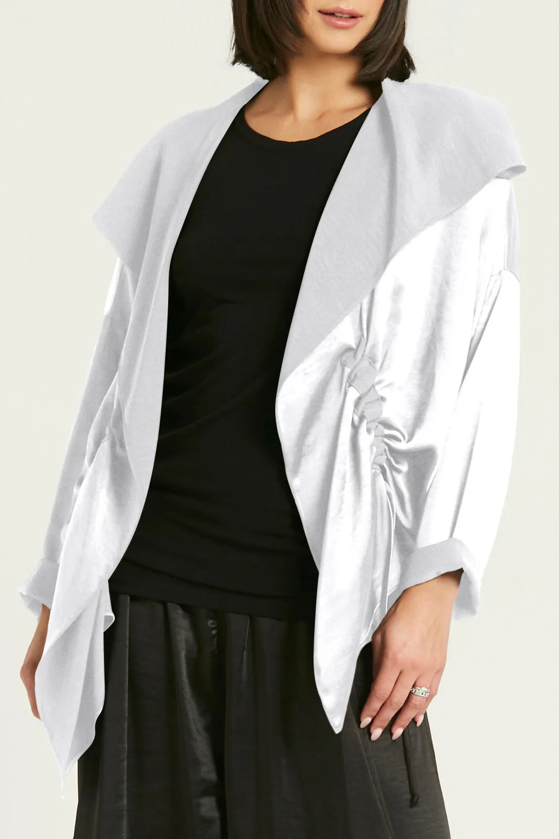 Sateen Drawstring Jacket