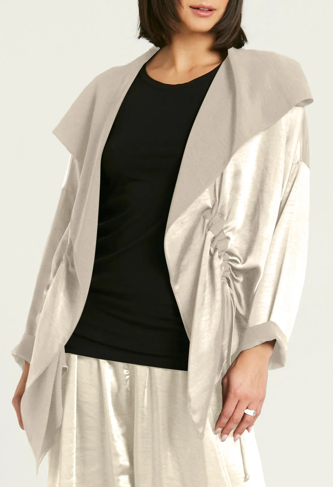Sateen Drawstring Jacket