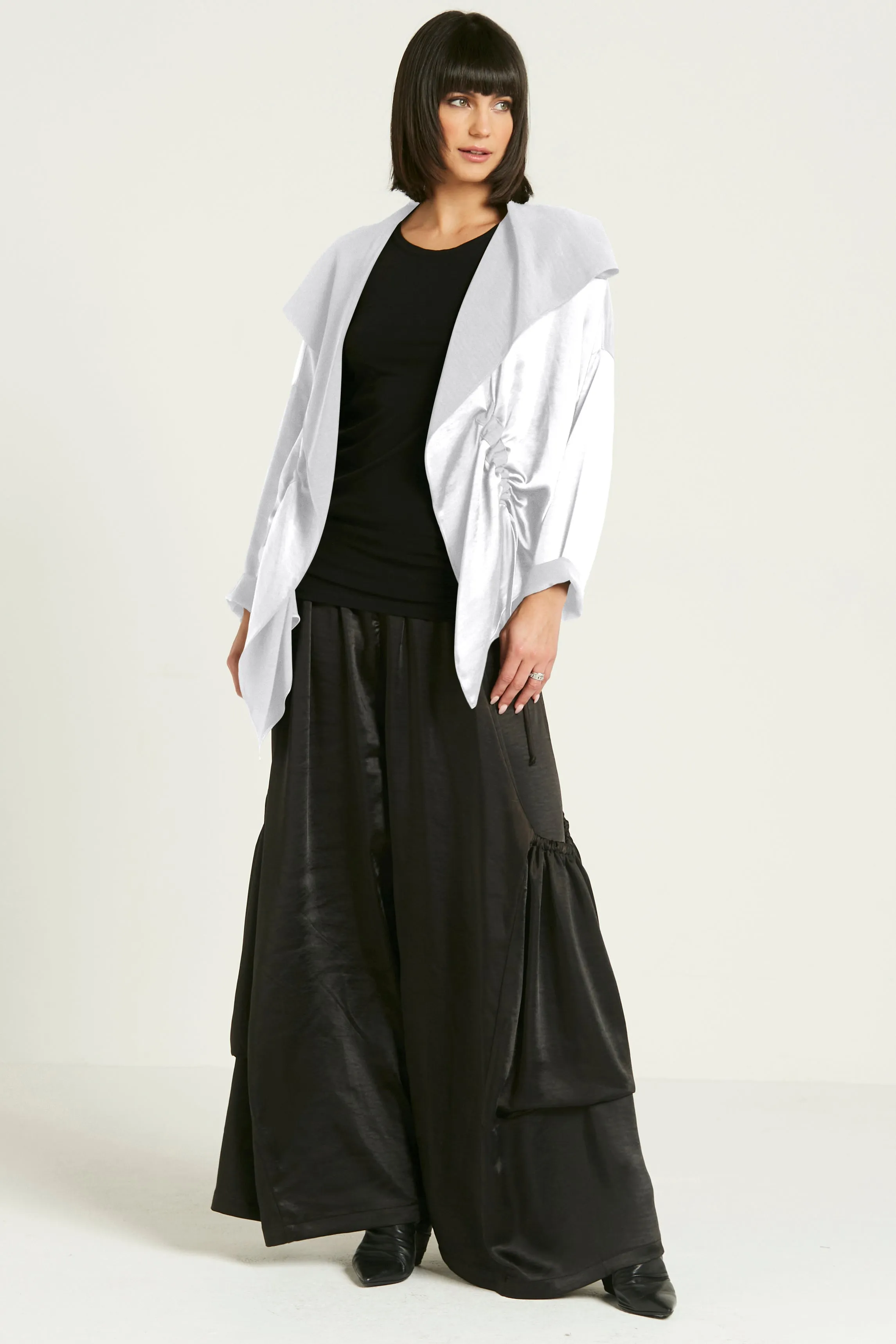 Sateen Drawstring Jacket