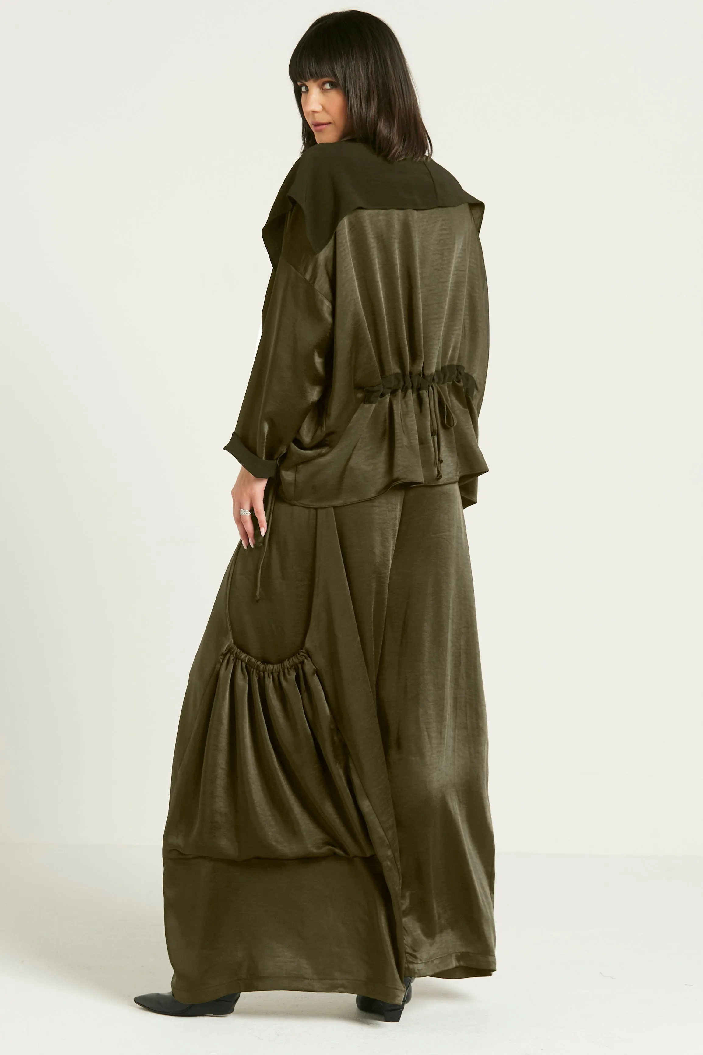 Sateen Drawstring Jacket