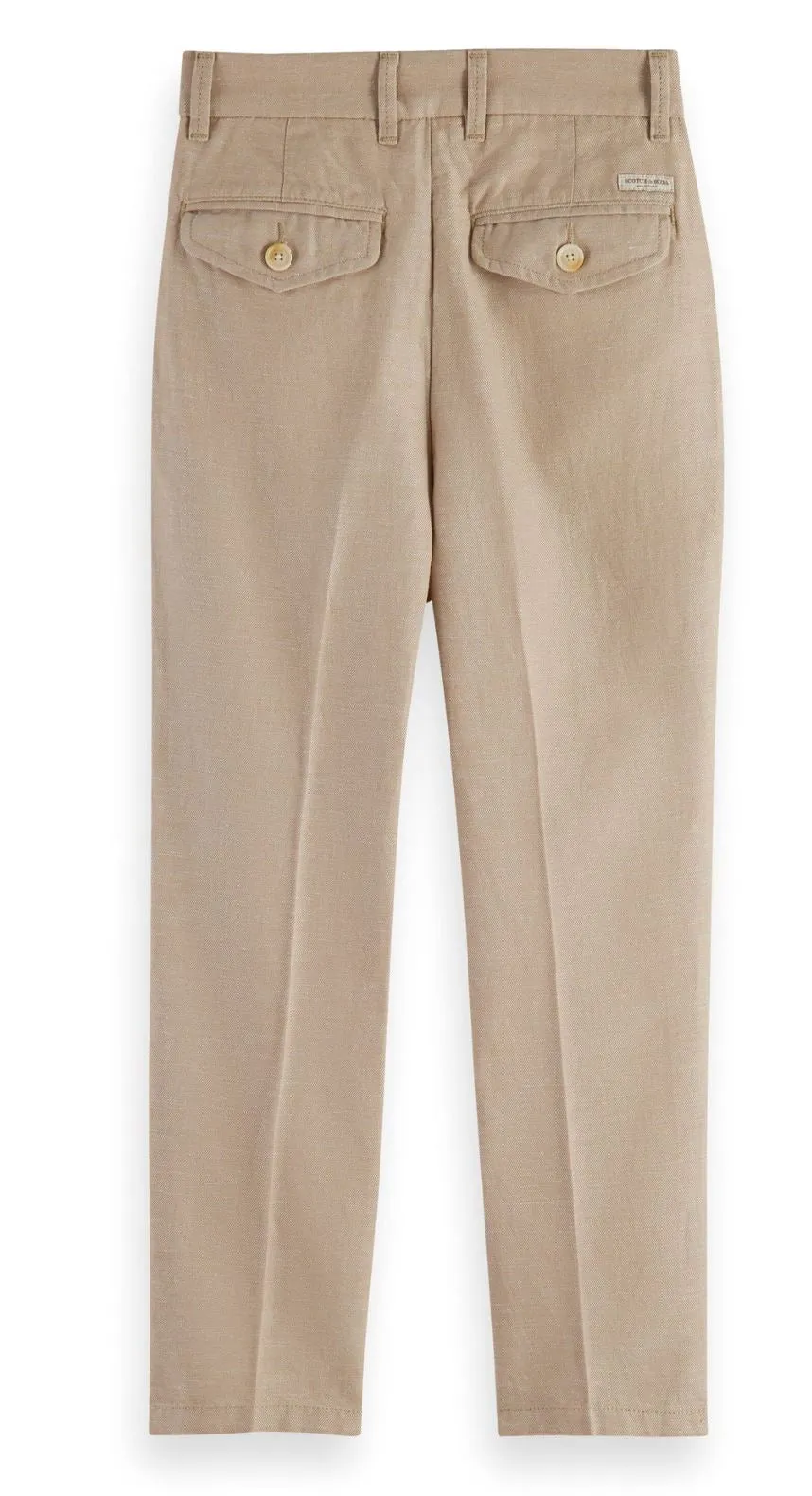 Scotch & Soda Seastone Loose Tapered-Fit Twill Pants