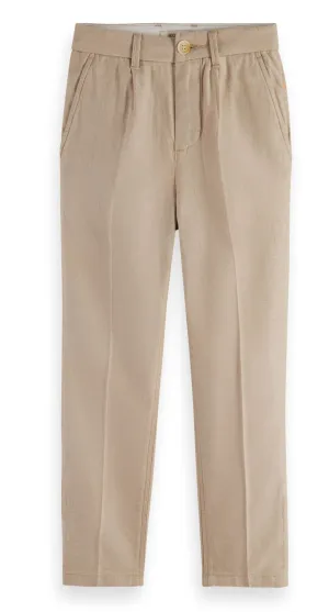Scotch & Soda Seastone Loose Tapered-Fit Twill Pants