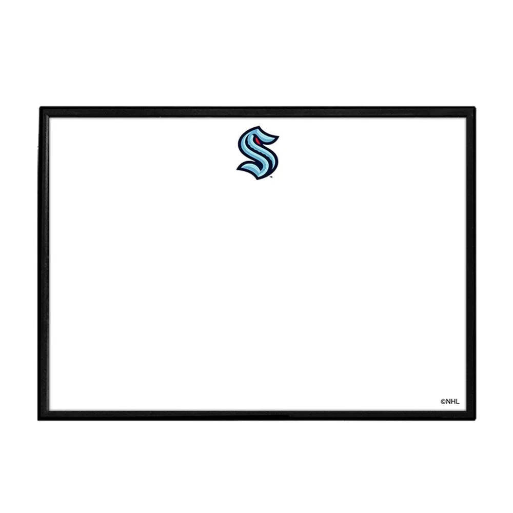 Seattle Kraken: Framed Dry Erase Board