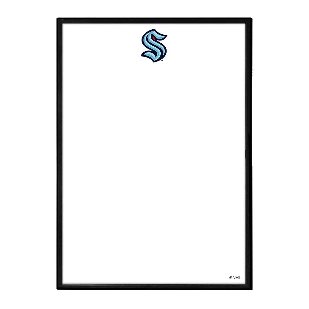 Seattle Kraken: Framed Dry Erase Board