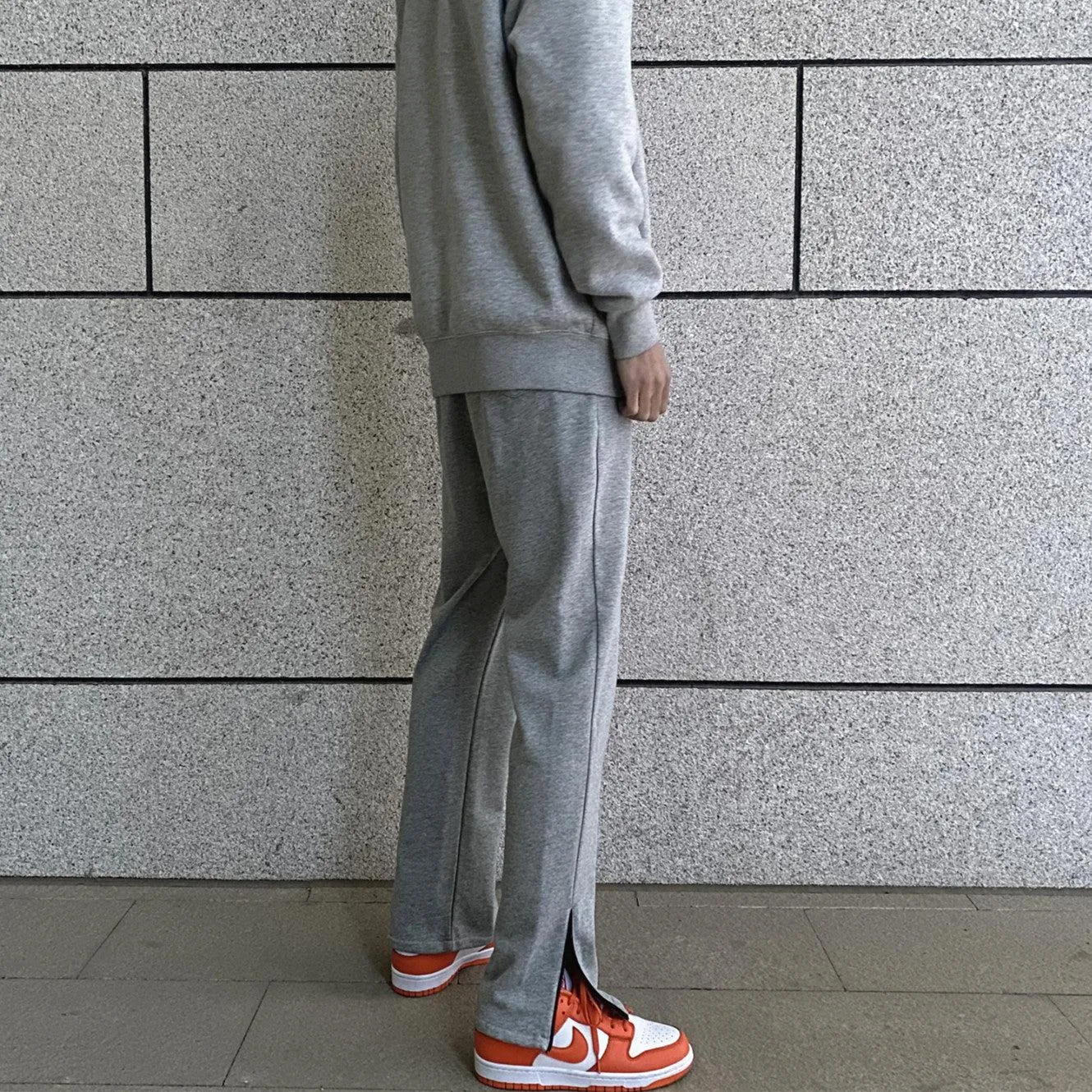 Side Zipper Slim Sports Pants