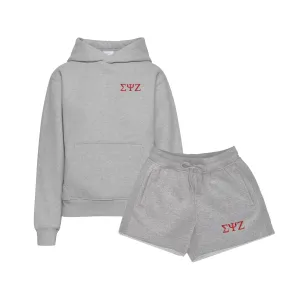 Sigma Psi Zeta Fave Fit Hoodie & Shorts Set