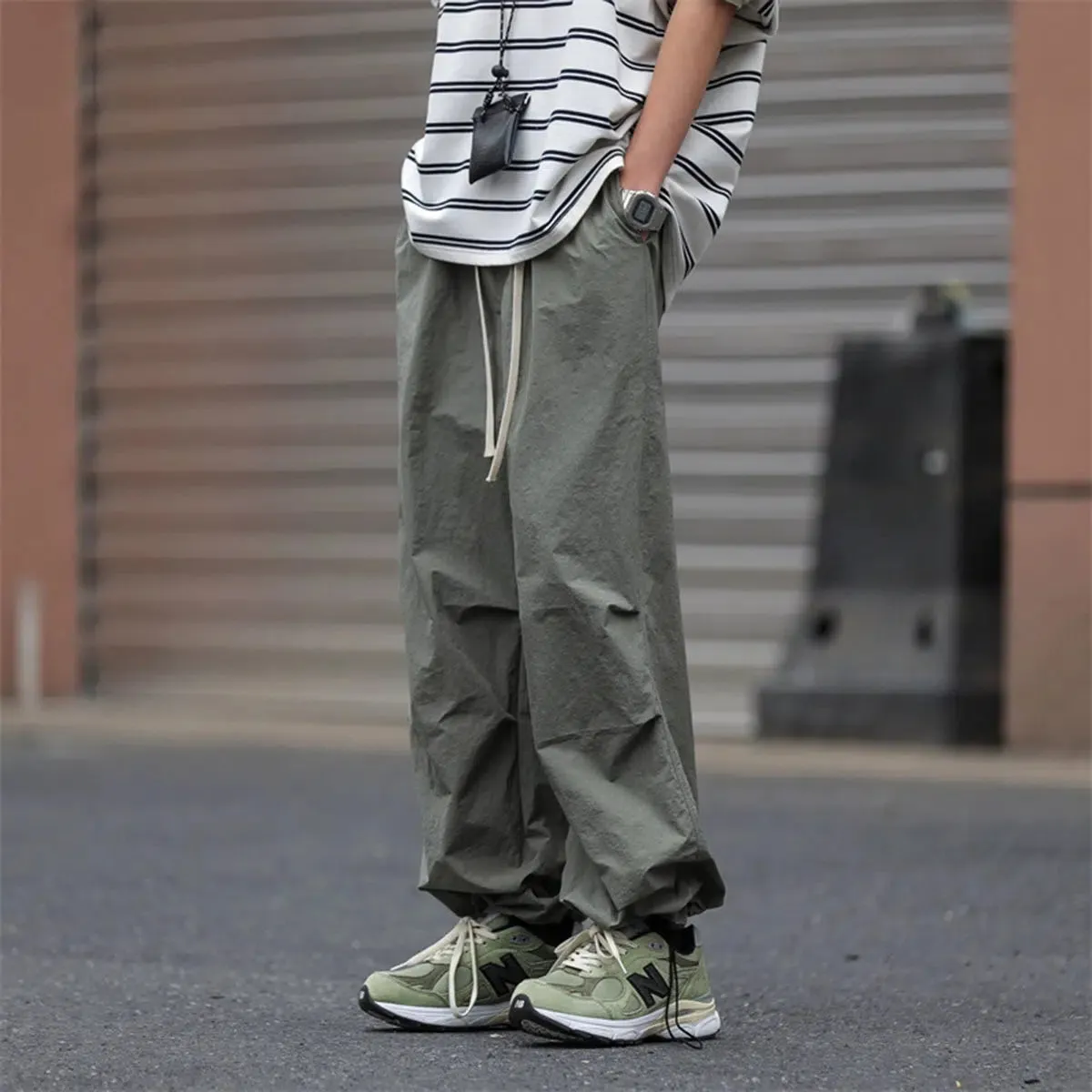 Smooth Ice Silk Casual Pants