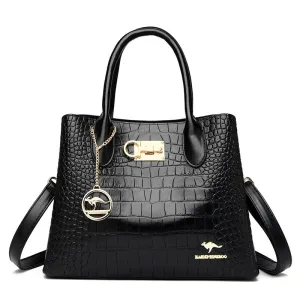 Solid Color Stone Women Handbag Crossbody