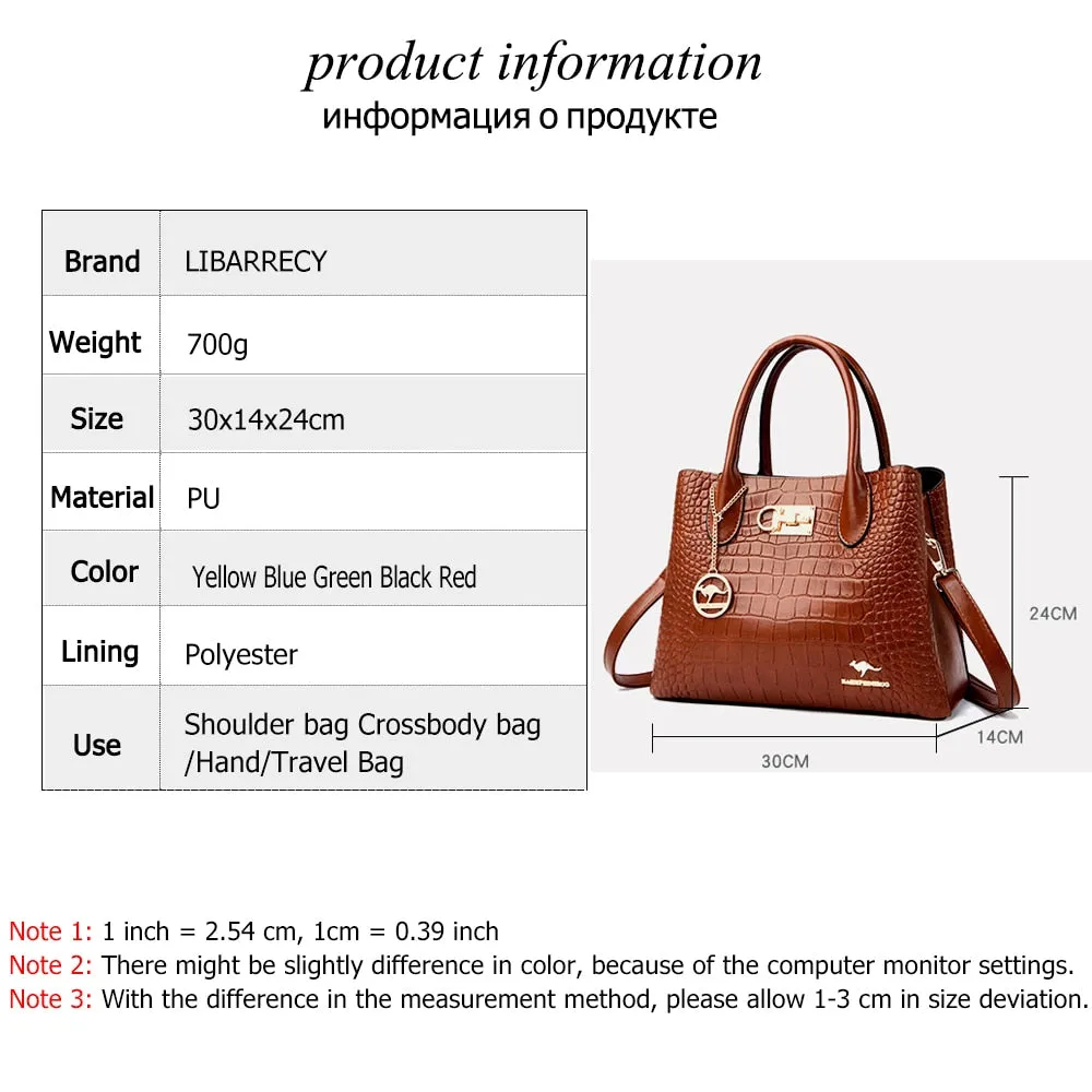 Solid Color Stone Women Handbag Crossbody
