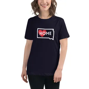 SOUTH DAKOTA IS HOME Women's Relaxed T-Shirt