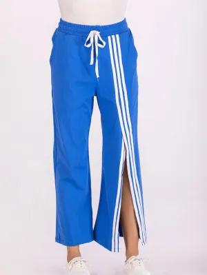 Spring New Women's Casual Pants Split Fork Wide Leg Casual Pants