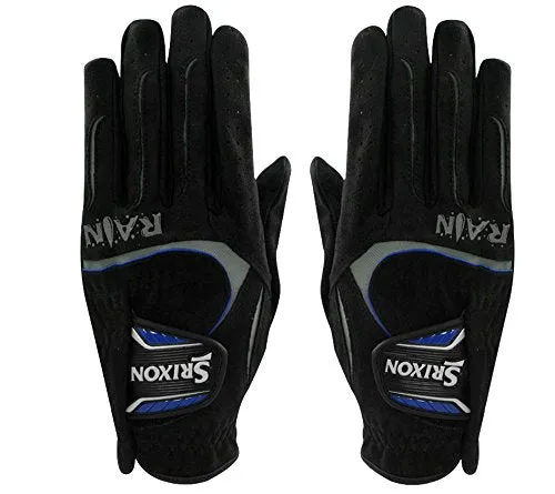 Srixon Rain Glove (Pair), Black, Medium