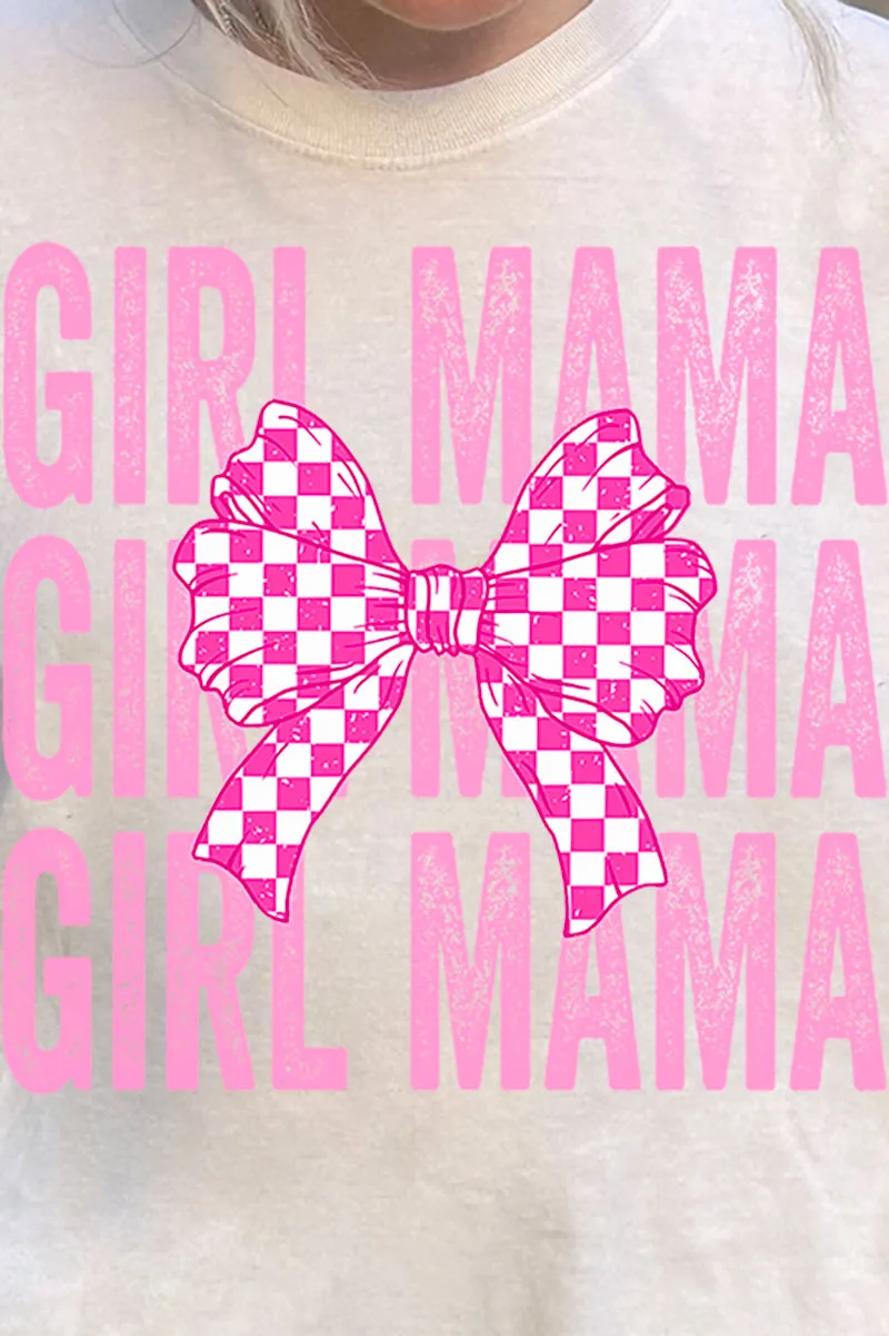 Stacked Coquette Girl Mama Comfort Colors Adult Ring-Spun Cotton Tee