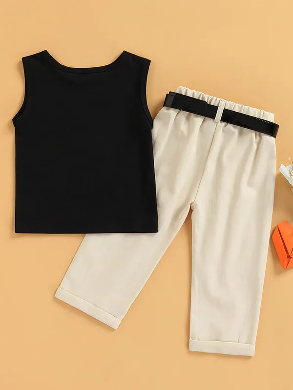 Style and Sass Belted Pants Set