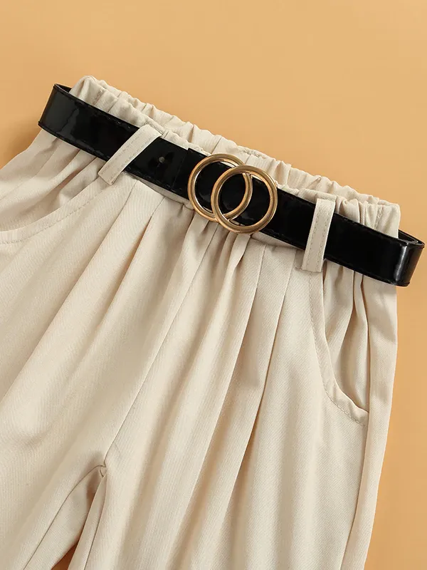 Style and Sass Belted Pants Set
